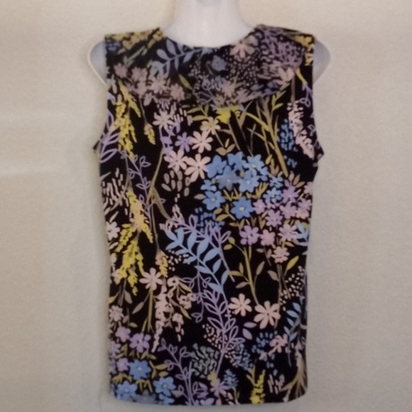 Calvin Klein Floral Ruffled Sleeveless B… - Picture 6 of 15
